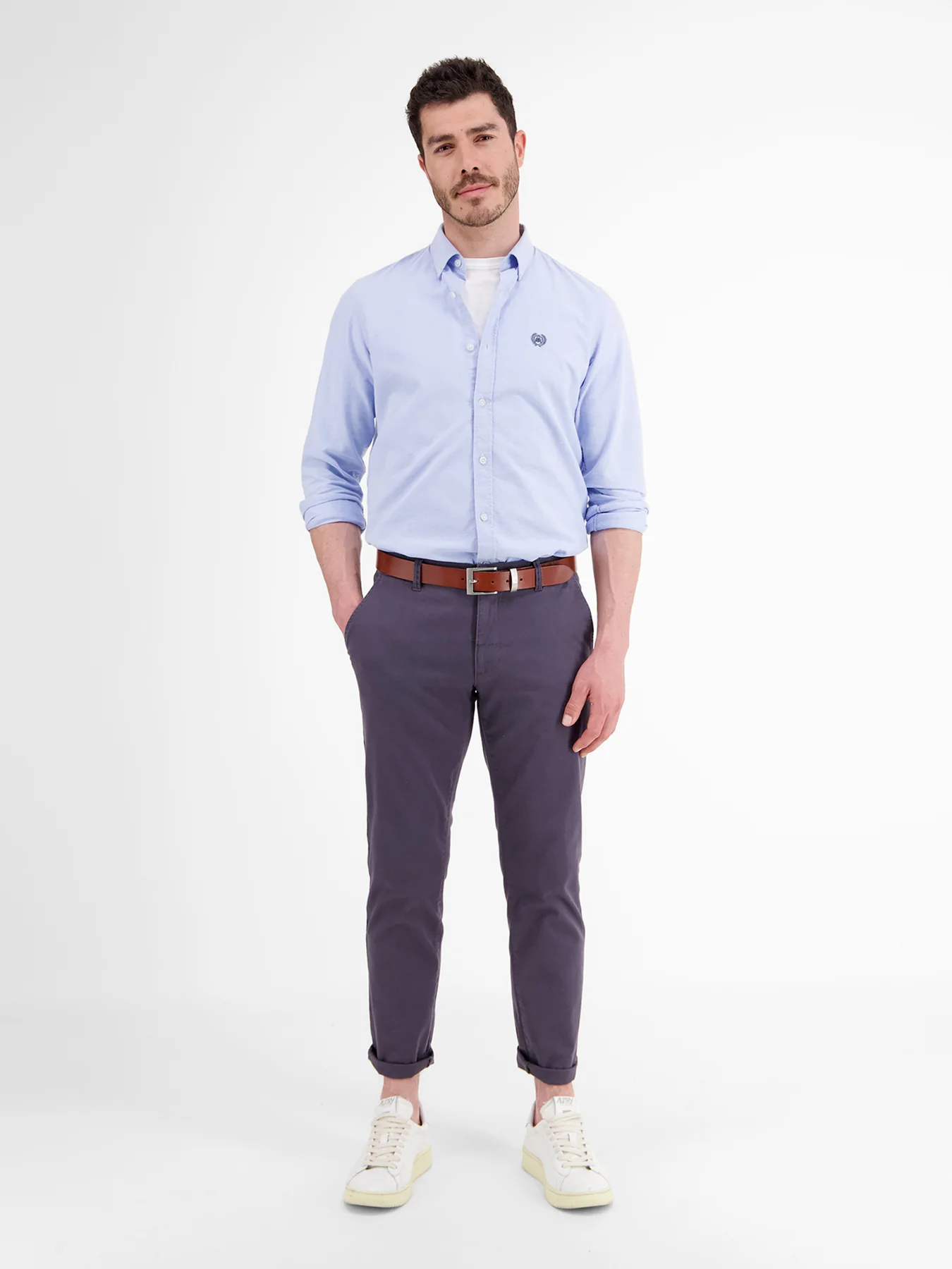 Lerros 5003007 RIEM MET METALEN ELEMENTEN (740 COGNAC) Vierteljährliche Förderung