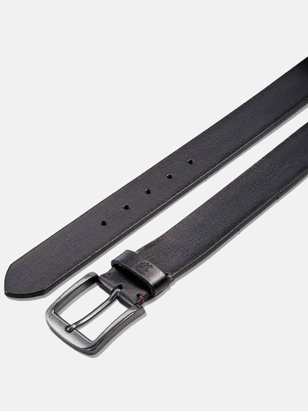 Lerros 5003004 LEREN RIEM *JAMES* (290 BLACK) Super Rabatt