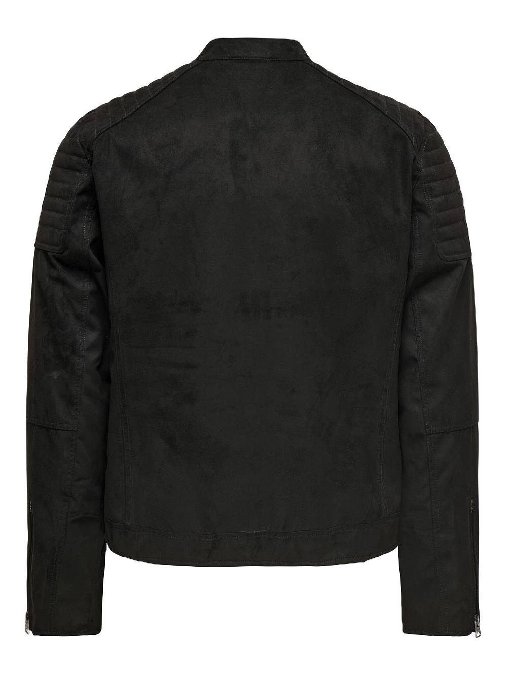 Only & Sons ONSGUS FAUX SUEDE RACER JACKET (Black) Black Friday Preise