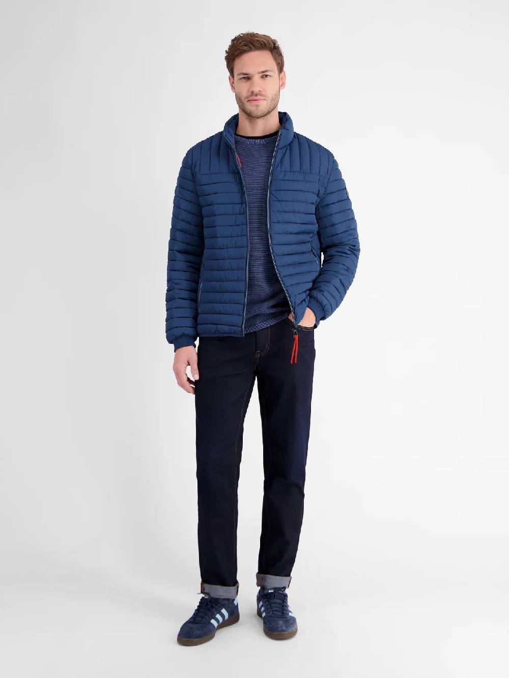Lerros 23D7040 LICHTGEWICHT GEWATTEERD JACK (448 STORM BLUE) Auslauf