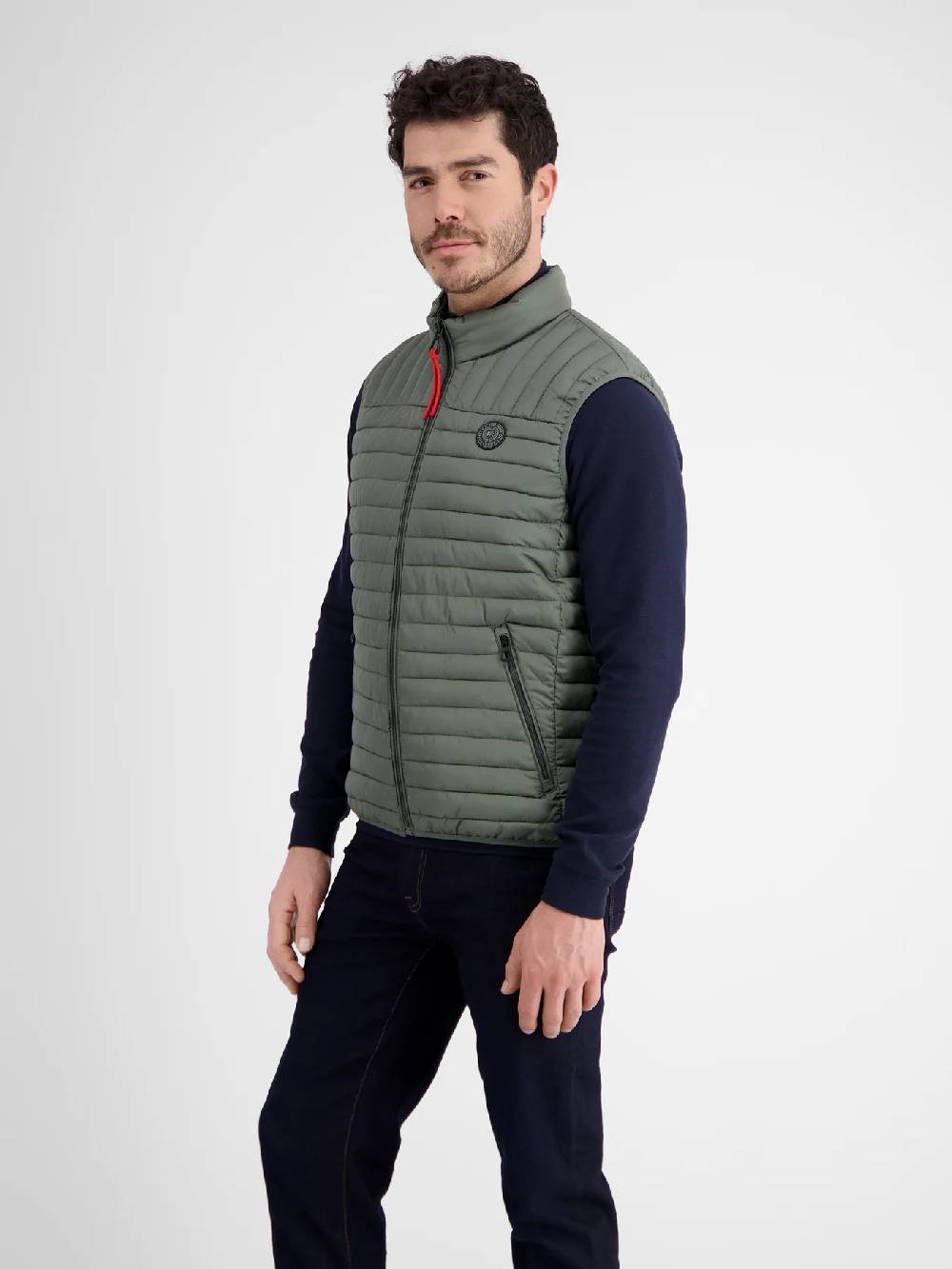 Lerros 2007341 LICHTGEWICHT VEST (618 MINERAL GREEN MELANGE) Verkauf