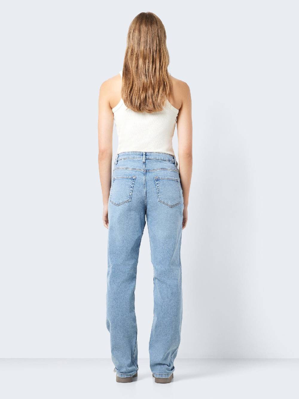 NOISY MAY GUTHIE HW Straight fit (Light Blue Denim) Lagerräumung
