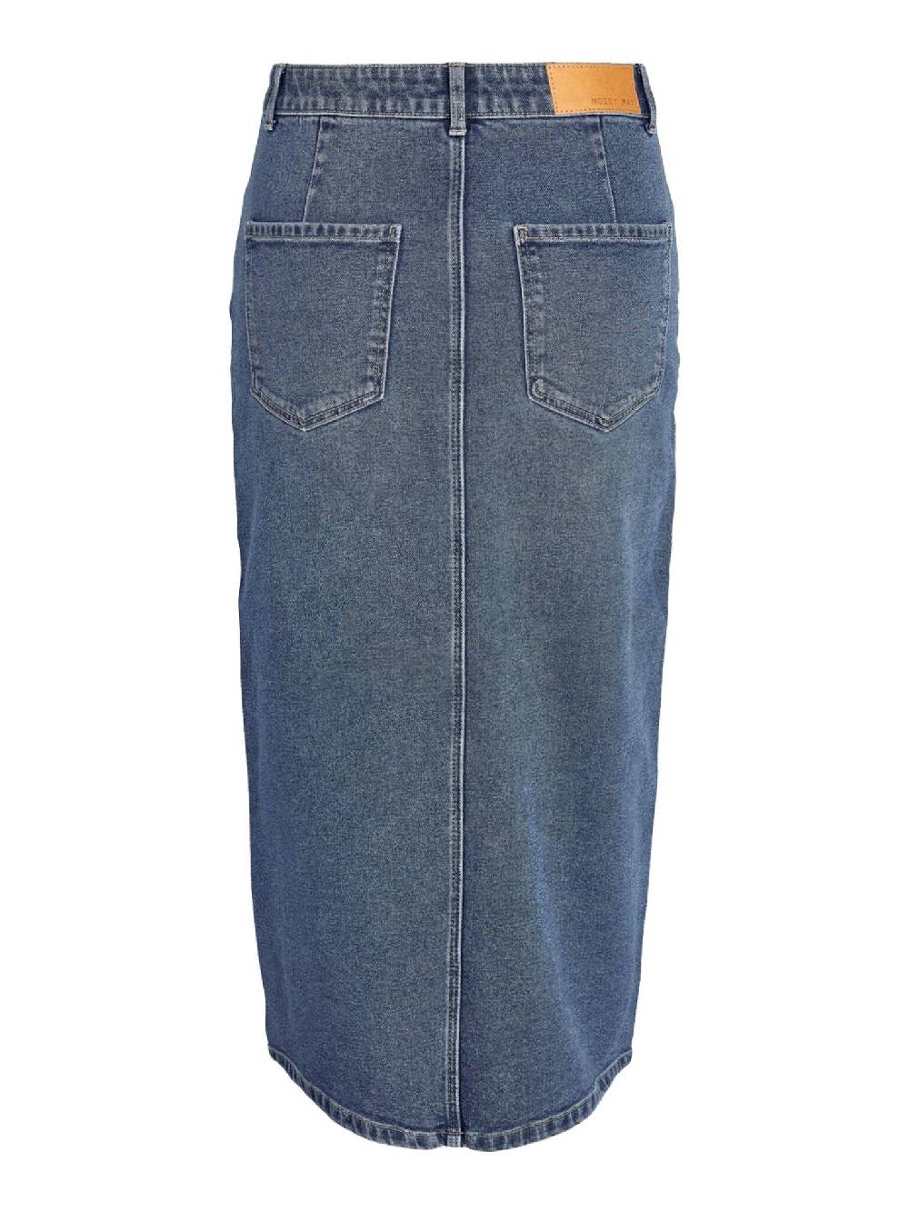 NOISY MAY NMKATH NW SLIT MIDI SKIRT VI477MB NOOS MEDIUM BLUE DENIM Große Rabatte