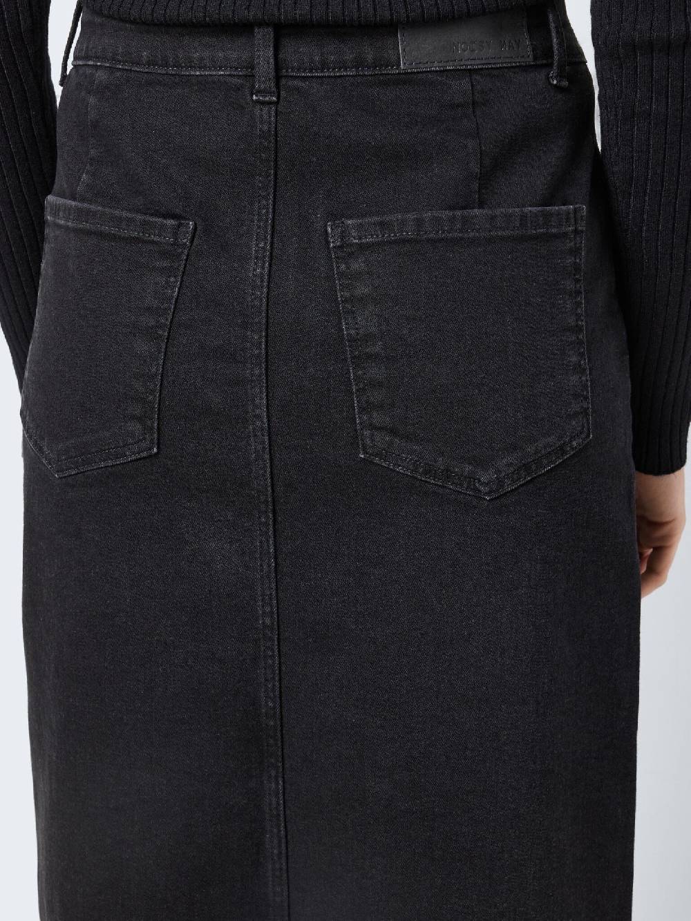 NOISY MAY KATH NW Long Skirt (Black Denim) Neuheiten