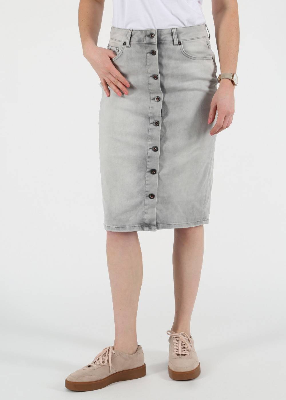 M.O.D Sina Skirt Alabama Grey Sonderangebote