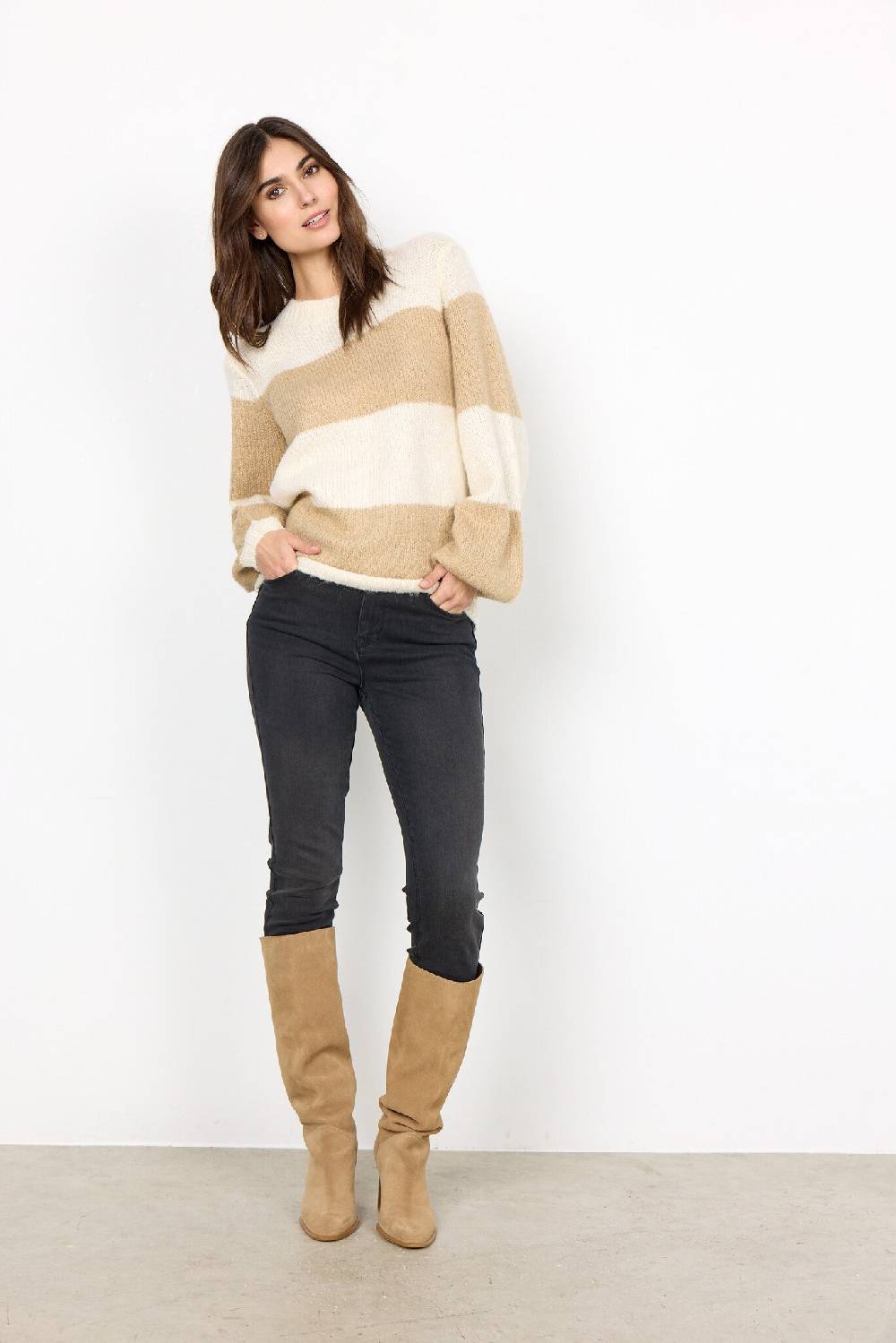 Soya Concept SC-GUNNA 5 (91620C CREAM MELANGE COMBI) Fabrik Onlineshop