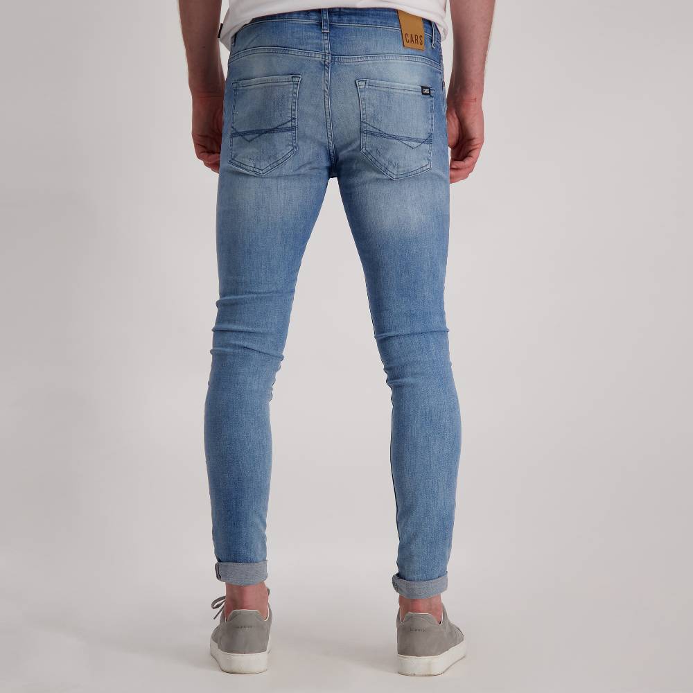 Cars Jeans ARON Super Skinny Damage Bleached Used (75) Begrenztes Angebot