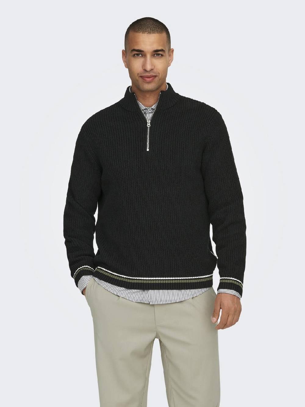 Only & Sons ONSLIMA LIFE REG 5 MIX BOX KNIT BTS (Black) Große Rabatte