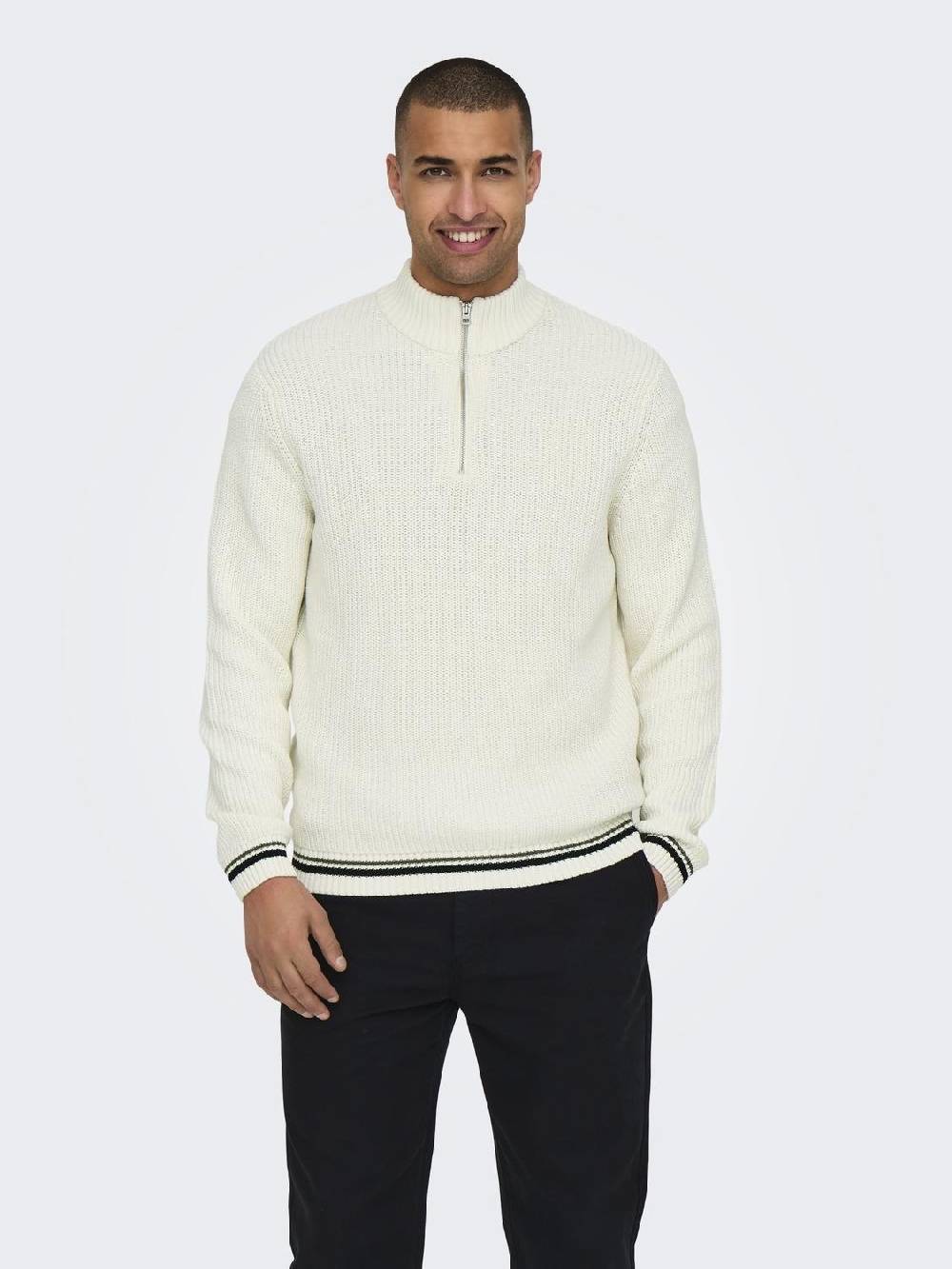 Only & Sons ONSLIMA LIFE REG 5 MIX BOX KNIT BTS (Cloud Dancer) Neuheiten