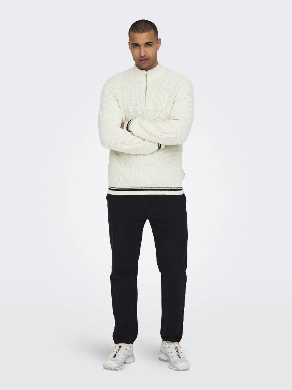 Only & Sons ONSLIMA LIFE REG 5 MIX BOX KNIT BTS (Cloud Dancer) Neuheiten