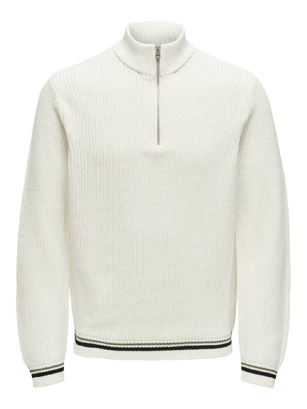 Only & Sons ONSLIMA LIFE REG 5 MIX BOX KNIT BTS (Cloud Dancer) Neuheiten