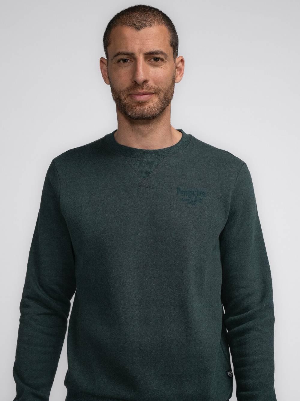 Petrol M-3040-SWR309 MEN SWEATER ROUND NECK PRINT 6089 Bottle Saisonale Angebote