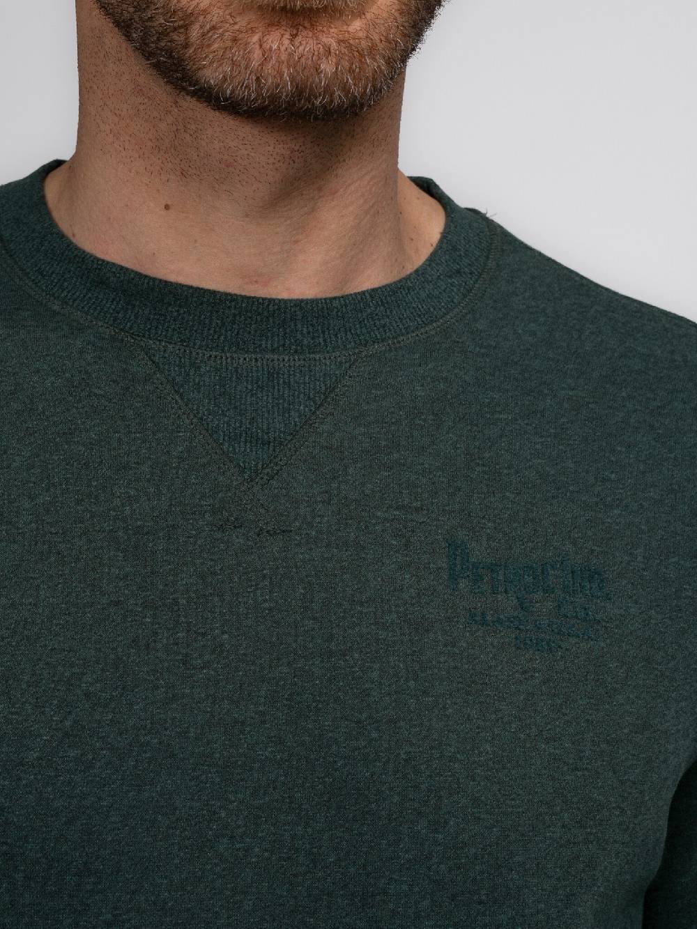 Petrol M-3040-SWR309 MEN SWEATER ROUND NECK PRINT 6089 Bottle Saisonale Angebote