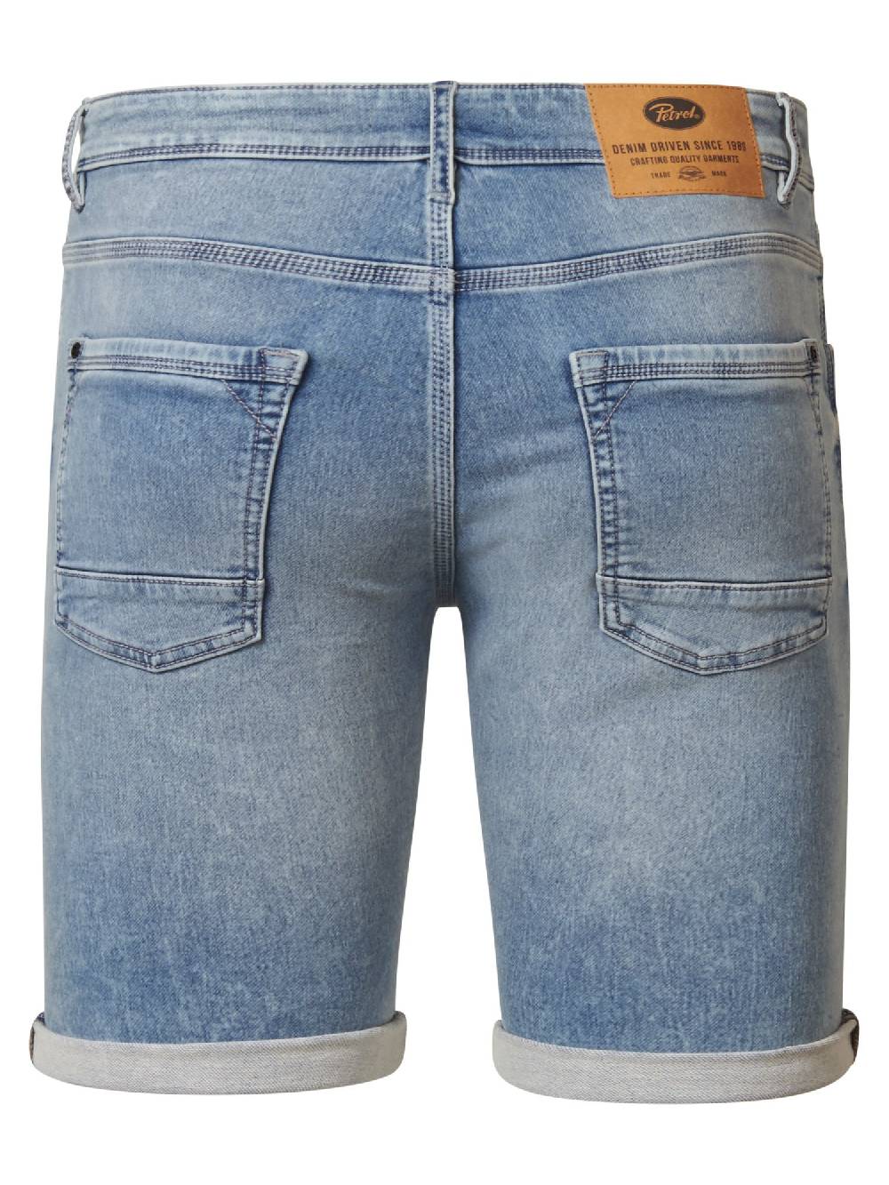 Petrol Men Shorts Denim M-1040-SHO001 (5707 Light Stone) Kostenlose Rückgabe
