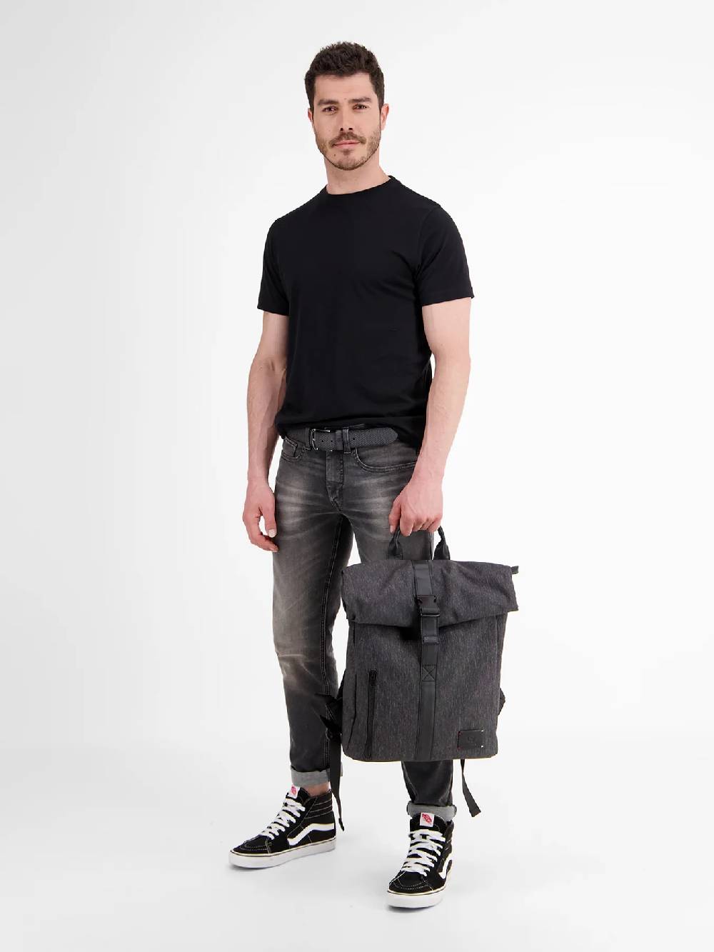 Lerros 5002016 RUGZAK IN BASIC STIJL (262 ASPHALT GREY) Nur noch ein Tag übrig