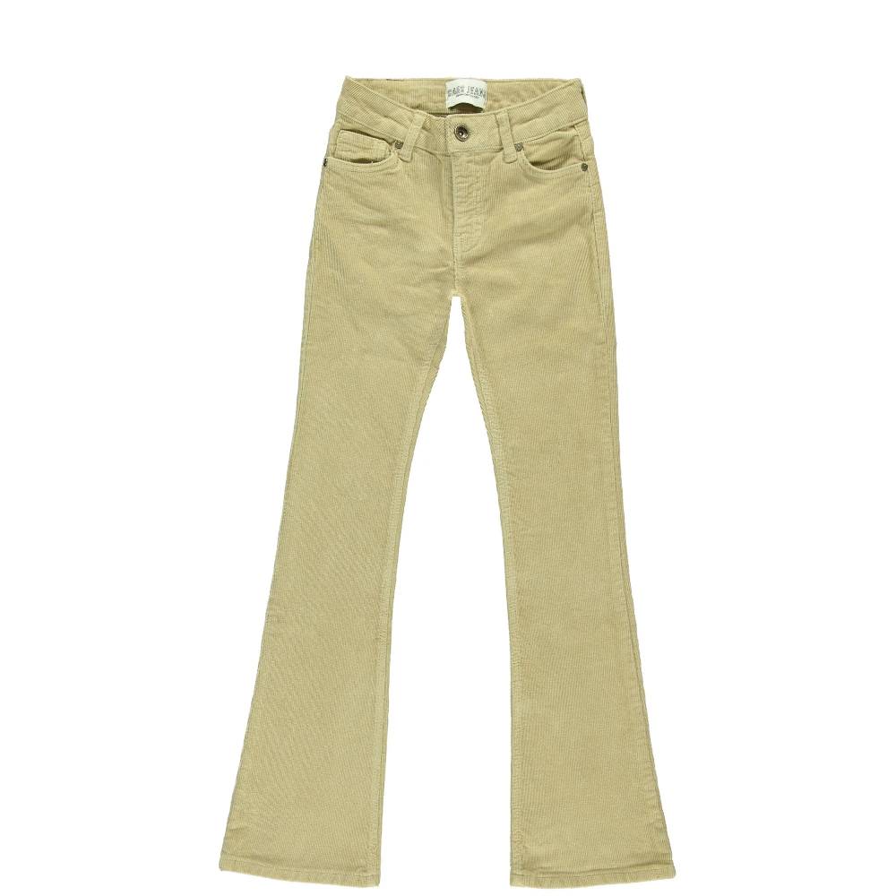 Cars Jeans Desiree Flare Corduroy Khaki Online Outlet