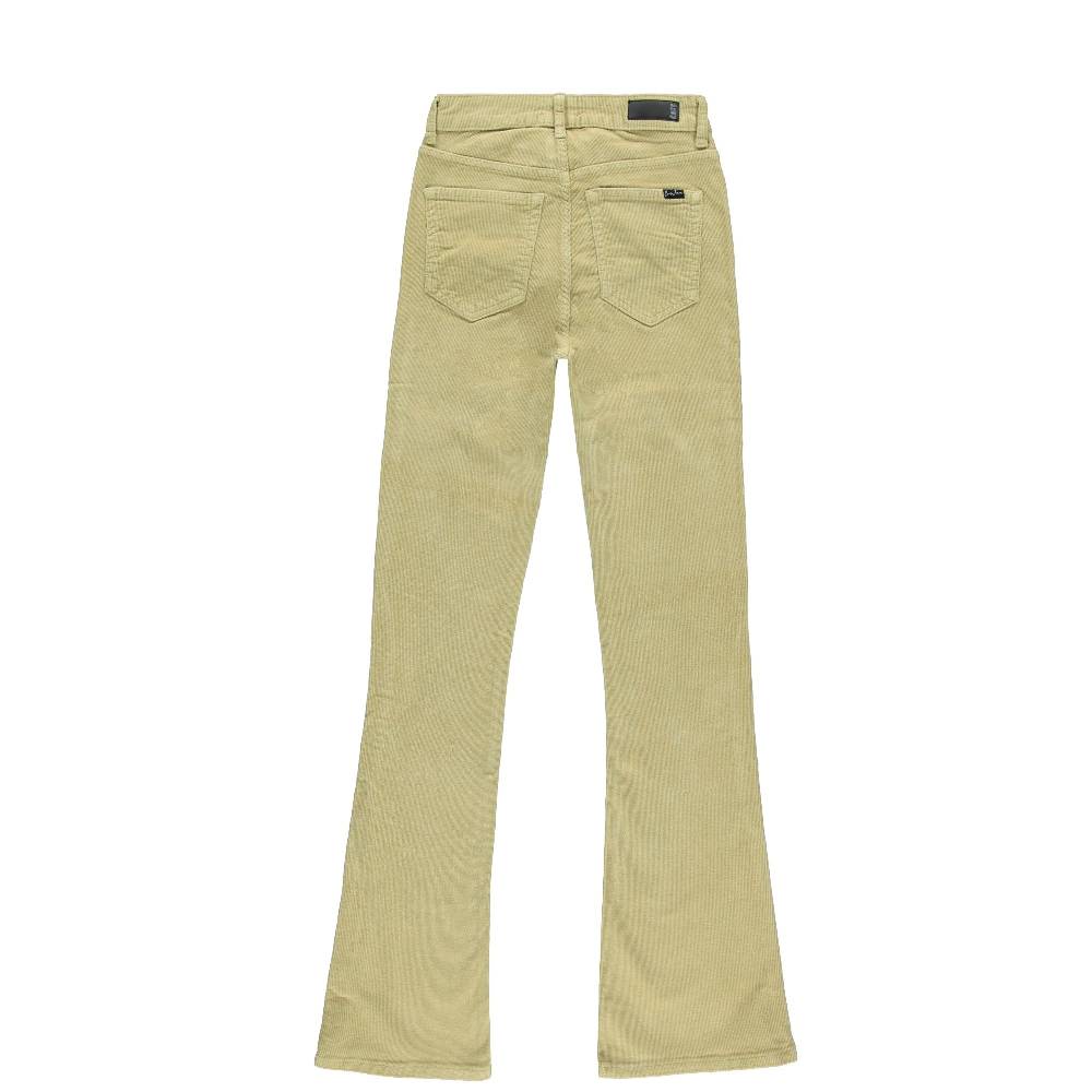 Cars Jeans Desiree Flare Corduroy Khaki Online Outlet