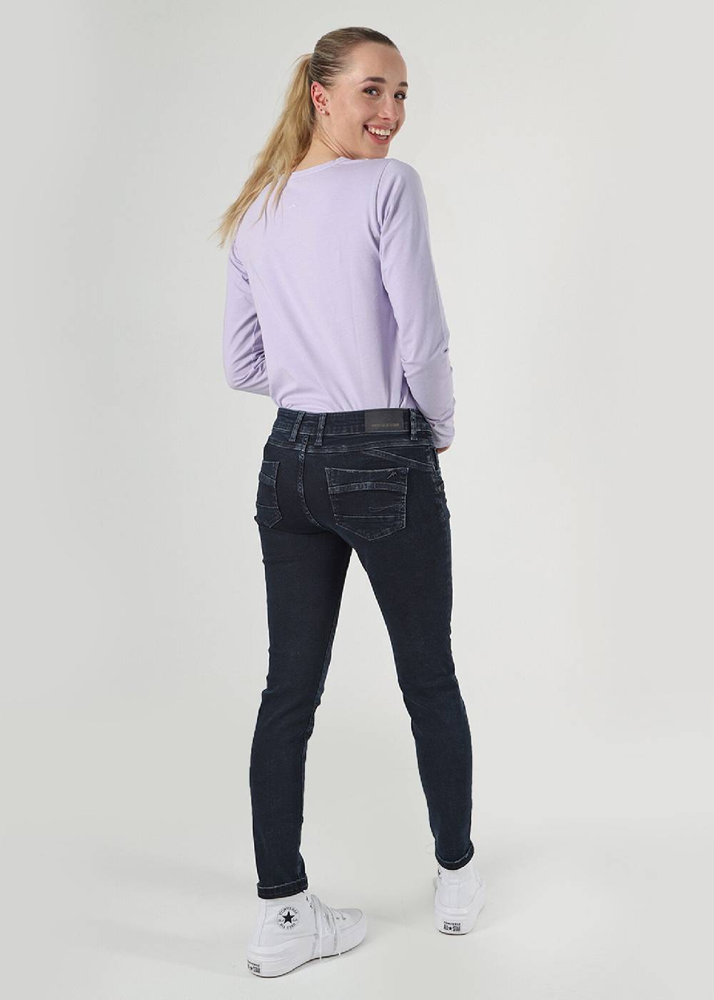 M.O.D SUZY Skinny fit - Slip Blue Black Letzter Tag