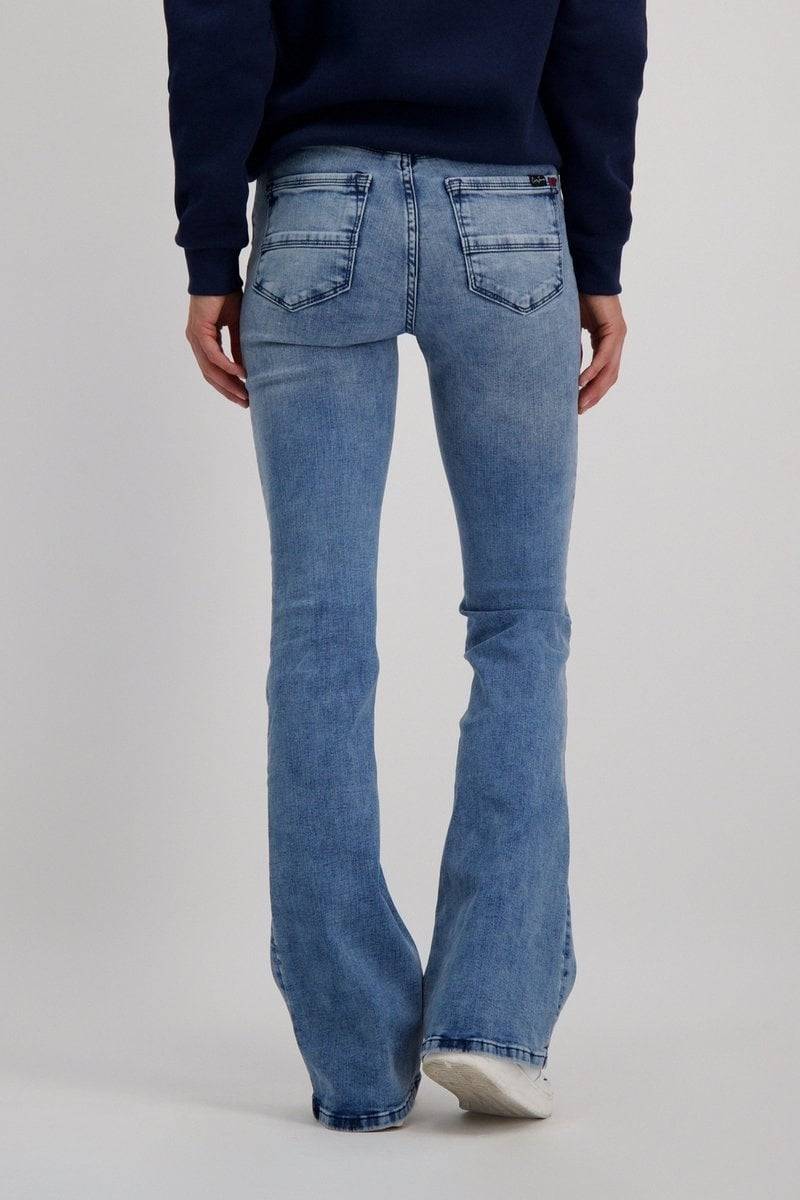 Cars Jeans Michelle Flare Den.Bleached Us (05 Stone Bleached) Bis zu 65% Rabatt