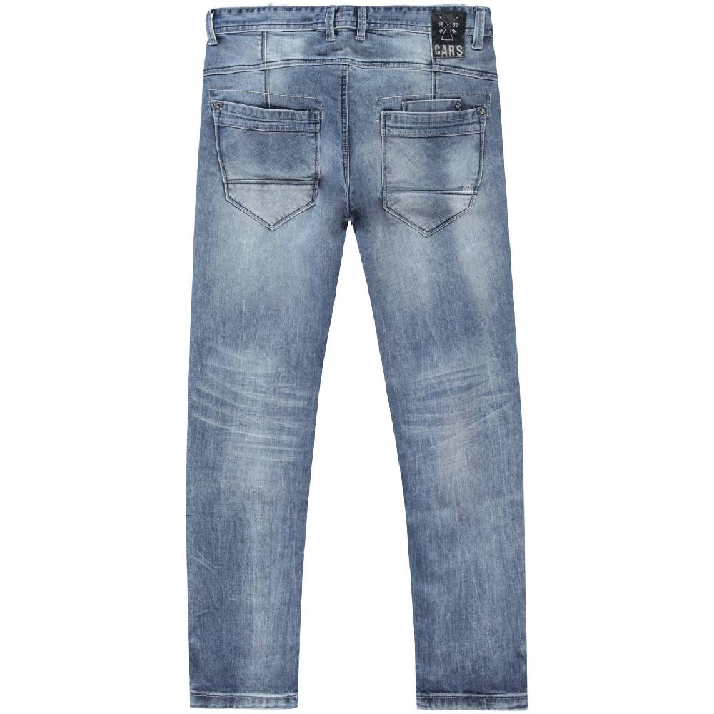 Cars Jeans YARETH Tapered Str. Blue Used Milford Wash Speichern exportieren