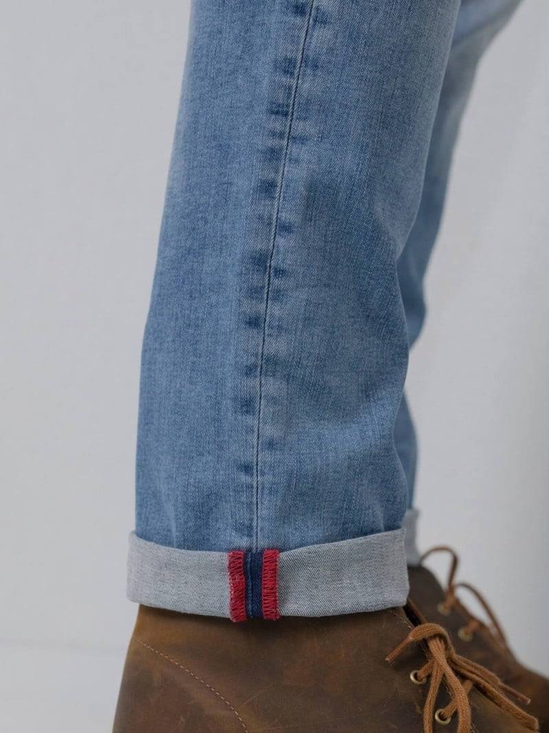 Petrol RUSSEL - Men Denim Tapered (5701 Light used) Blitzverkäufe