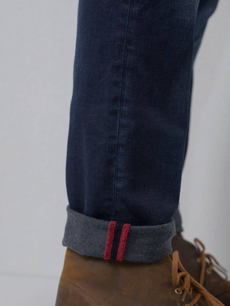 Petrol RUSSEL - Men Denim Tapered (5803 Dark faded) Sonderangebot