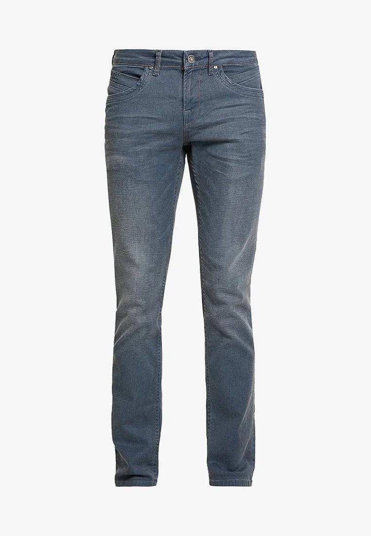 Cars Jeans Henlow Regular Coated Grey Blue Rabatt