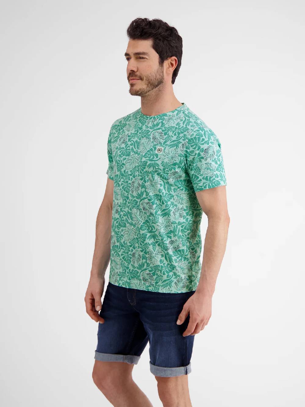 Lerros 2453066 K12 T-Shirt/Serafino 1/2 Arm (410 Iced Mint) Begrenztes Angebot