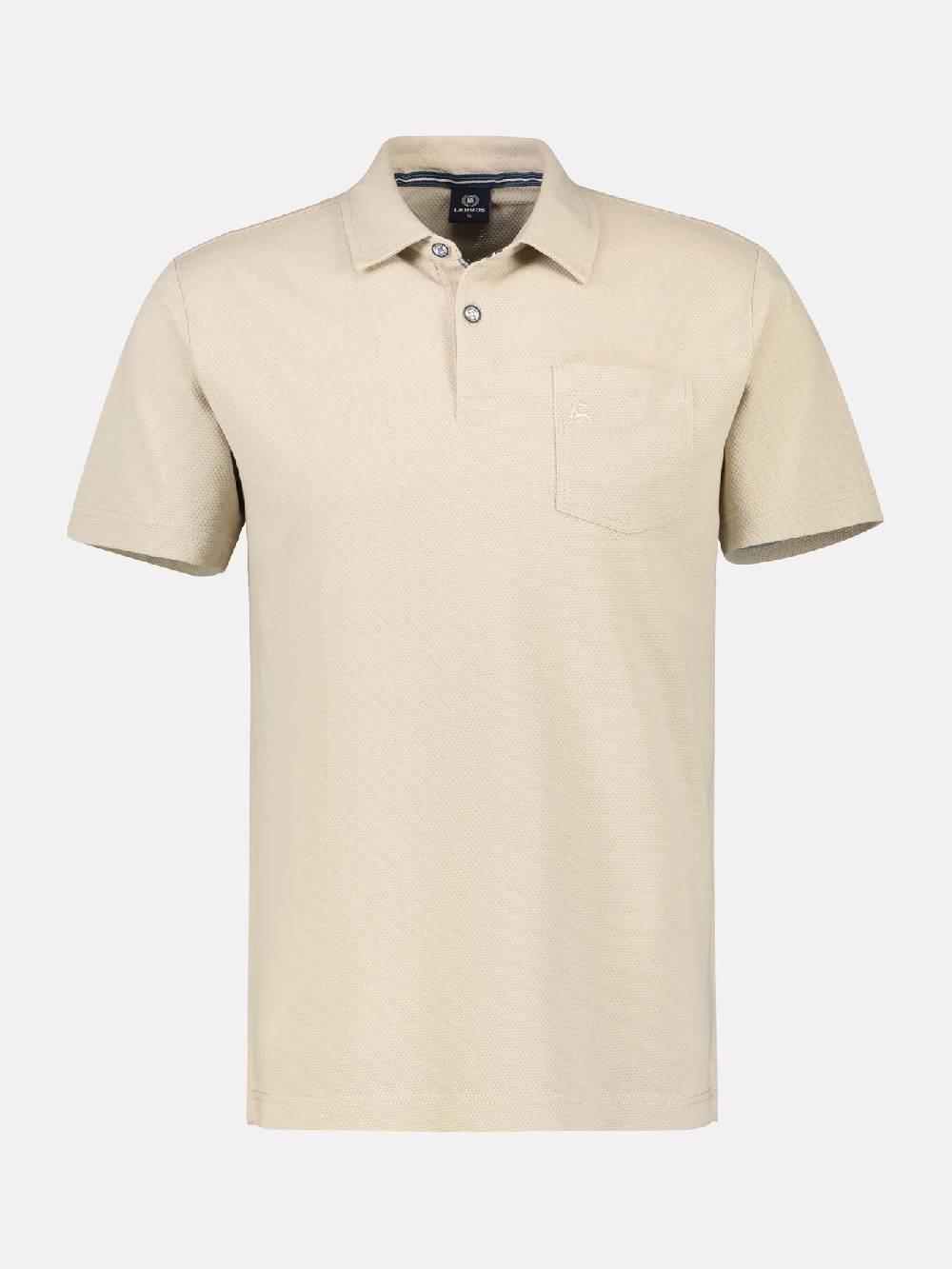 Lerros 2443204 POLOSHIRT IN SPORTIEVE WAFELPIQUÉKWALITEIT (705 LIGHT DUNE BEIGE) Online Shopping