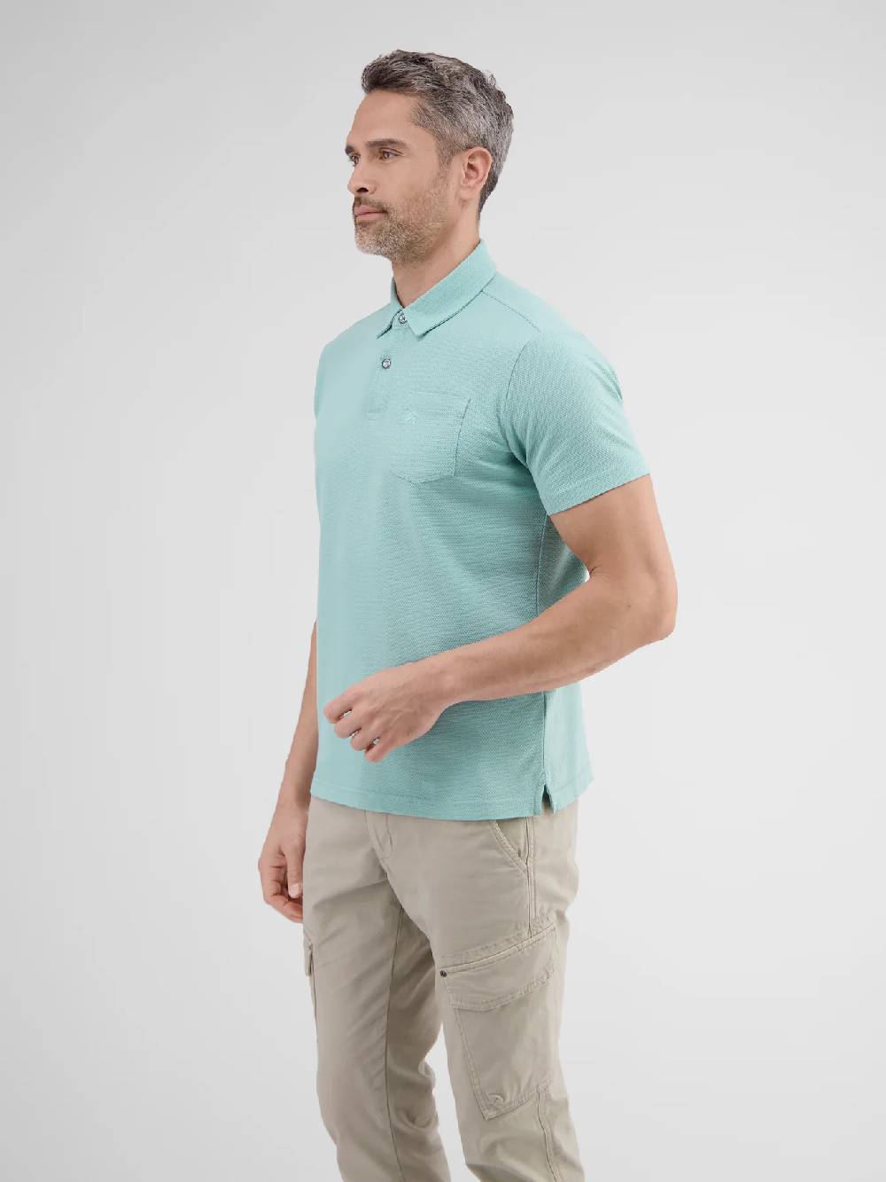 Lerros 2443204 POLOSHIRT IN SPORTIEVE WAFELPIQUÉKWALITEIT (622 COASTAL SEA BLUE) Exklusivangebot