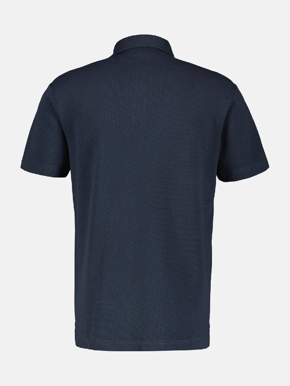 Lerros 2443204 POLOSHIRT IN SPORTIEVE WAFELPIQUÉKWALITEIT (485 CLASSIC NAVY) Preisnachlass