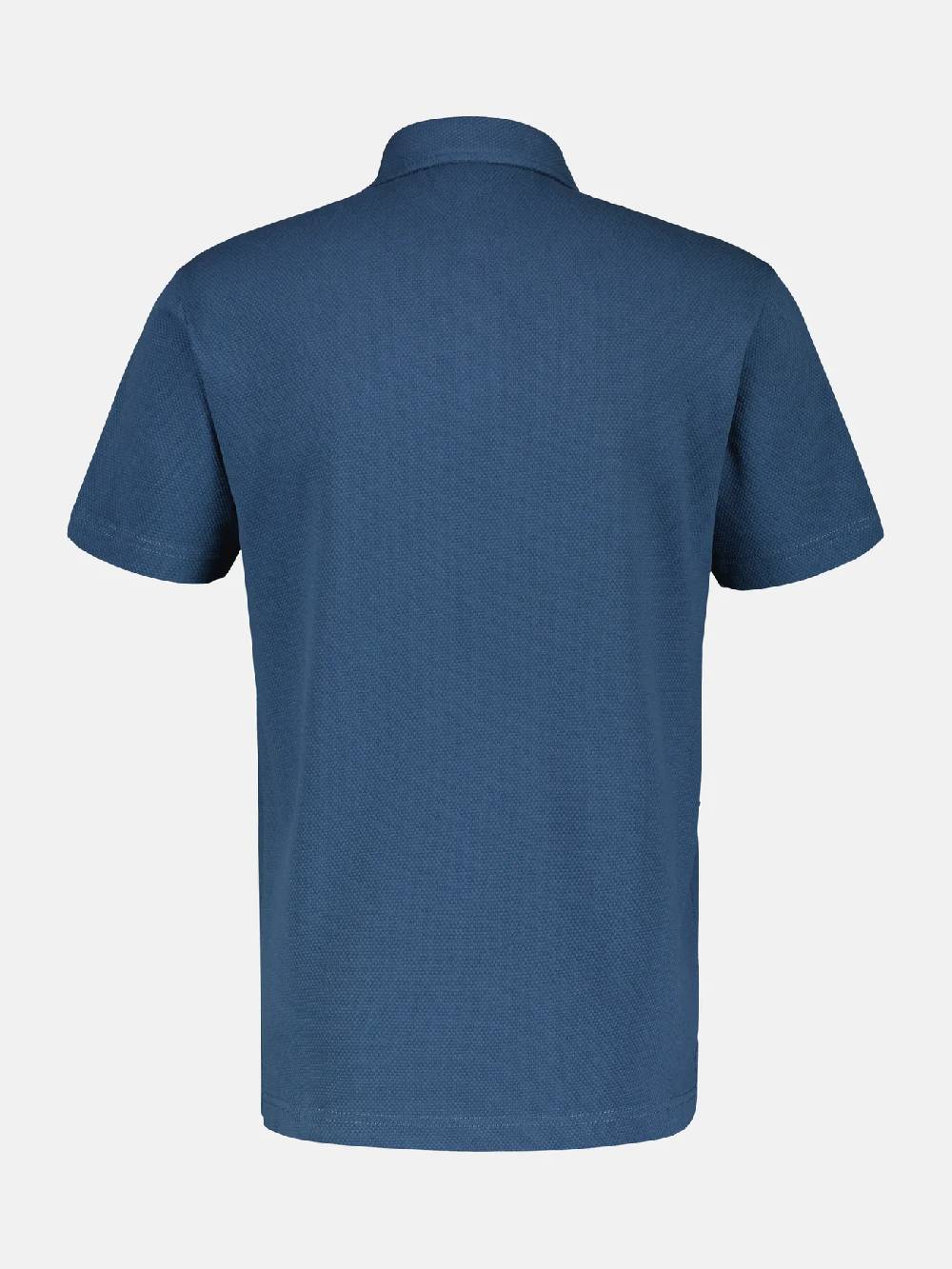 Lerros 2443204 POLOSHIRT IN SPORTIEVE WAFELPIQUÉKWALITEIT (448 STORM BLUE) Saisonschlussverkauf
