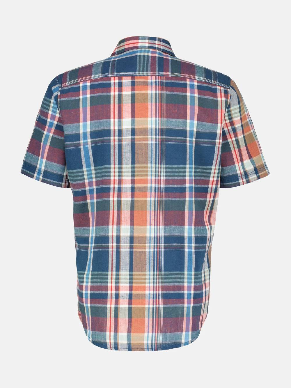 Lerros 2442011 GERUIT OVERHEMD KATOEN-LINNENMIX (448 STORM BLUE) Osterangebot