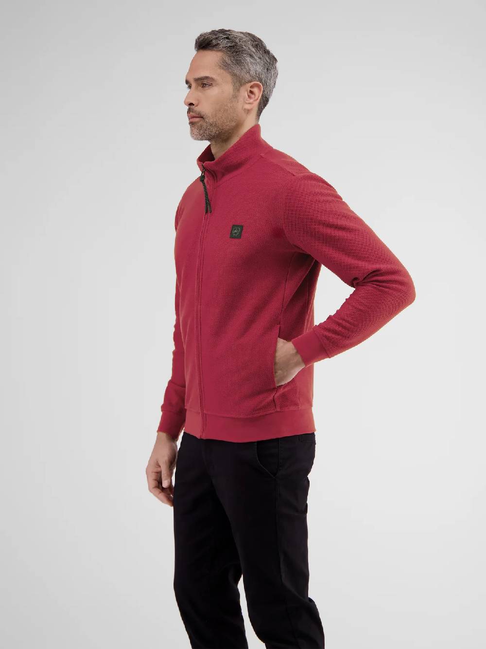Lerros 2484532 K44 Sweatjacke (362 Deep Garnet Red) Zeitlich begrenztes Angebot