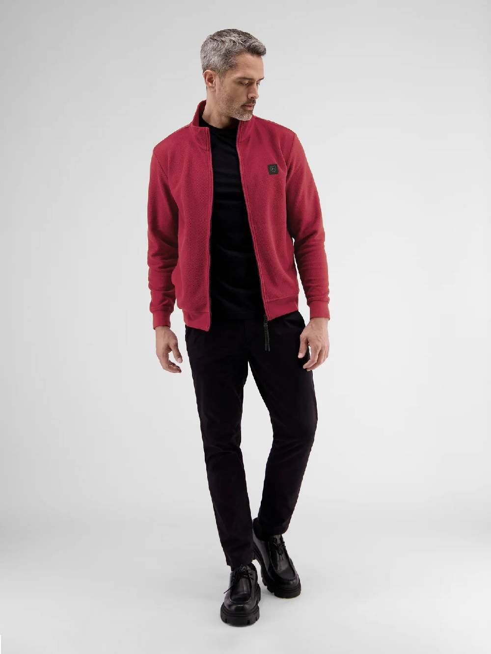 Lerros 2484532 K44 Sweatjacke (362 Deep Garnet Red) Zeitlich begrenztes Angebot