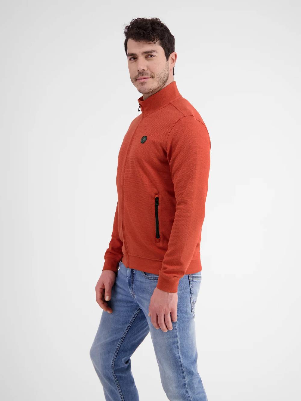 Lerros 2424503 SWEATJACK (327 DEEP CORAL RED) Blitzangebot