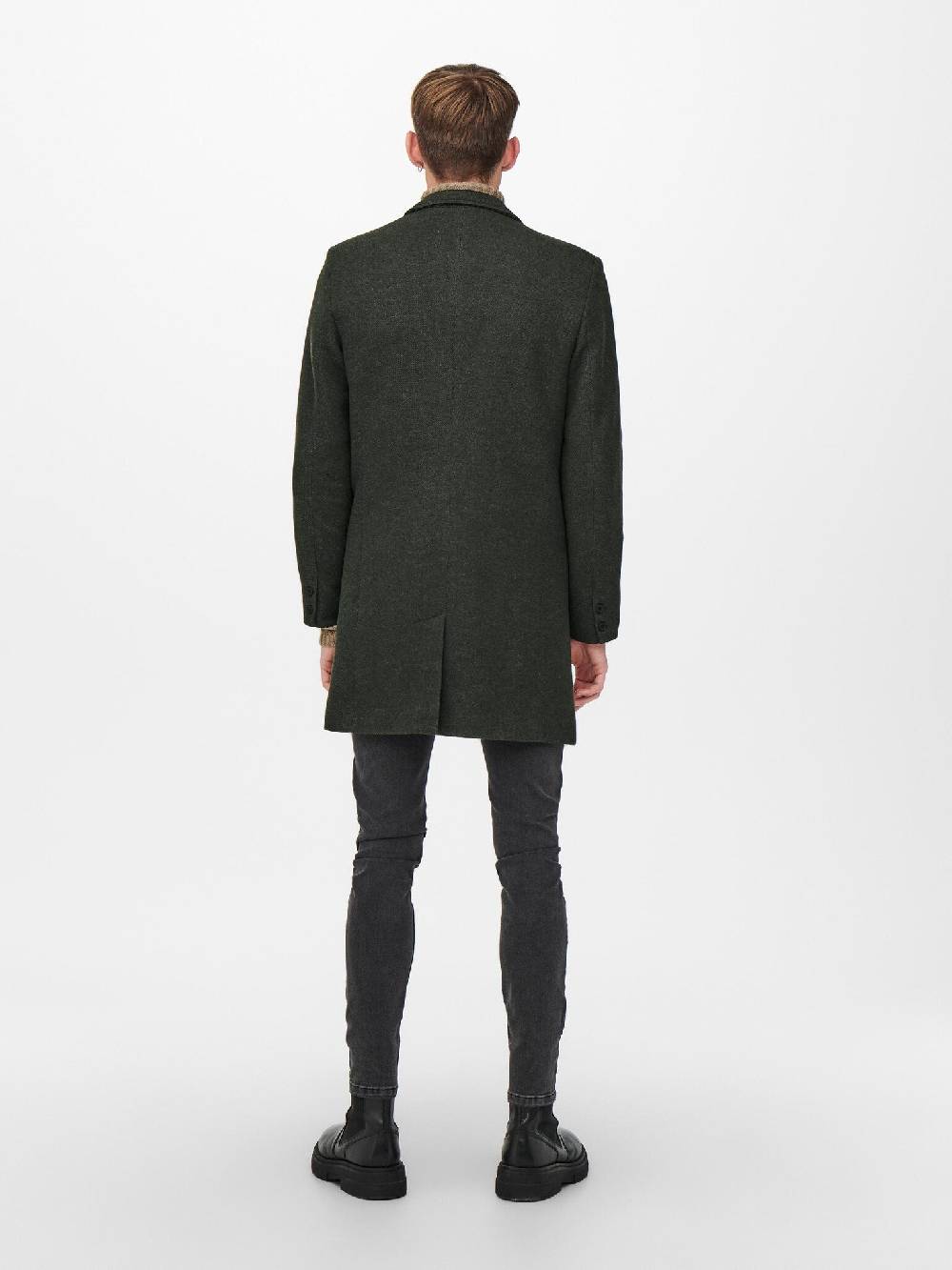 Only & Sons Onsjulian King Coat IN OTW VD CS (187719 Peat) Letzte 2 Tage