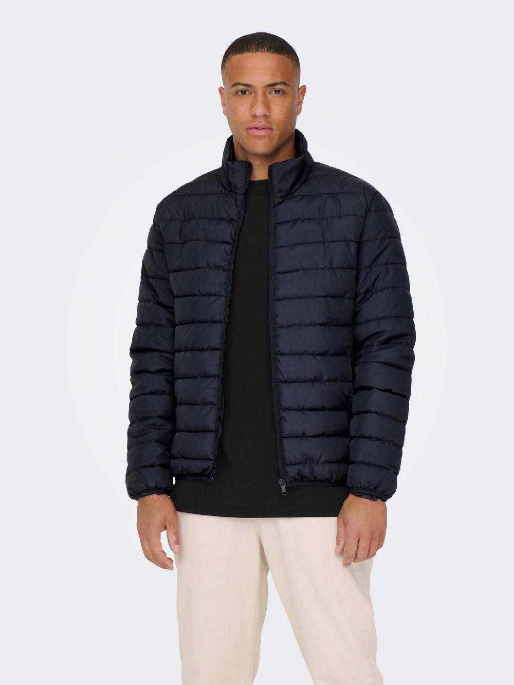Only & Sons Onsbron Quilt Jacket OTW VD (187197 Dark Navy) Zeitbegrenzte Promotion