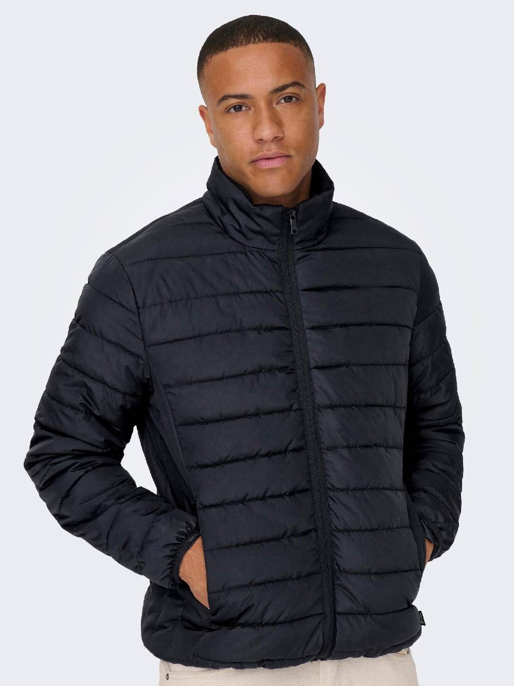 Only & Sons Onsbron Quilt Jacket OTW VD (187197 Dark Navy) Zeitbegrenzte Promotion