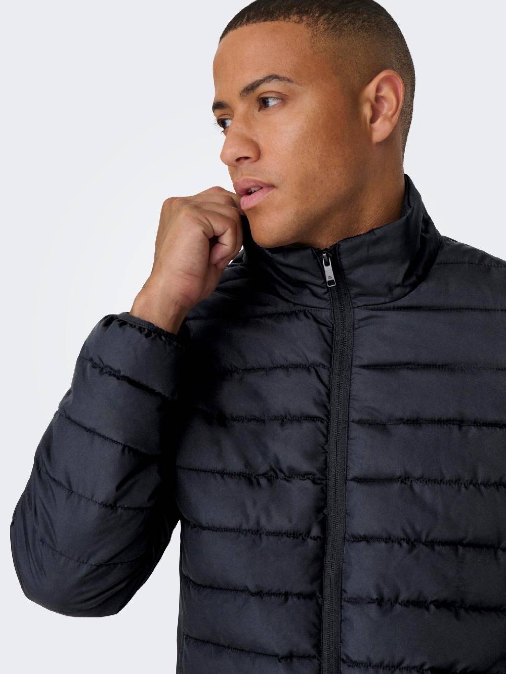 Only & Sons Onsbron Quilt Jacket OTW VD (187197 Dark Navy) Zeitbegrenzte Promotion