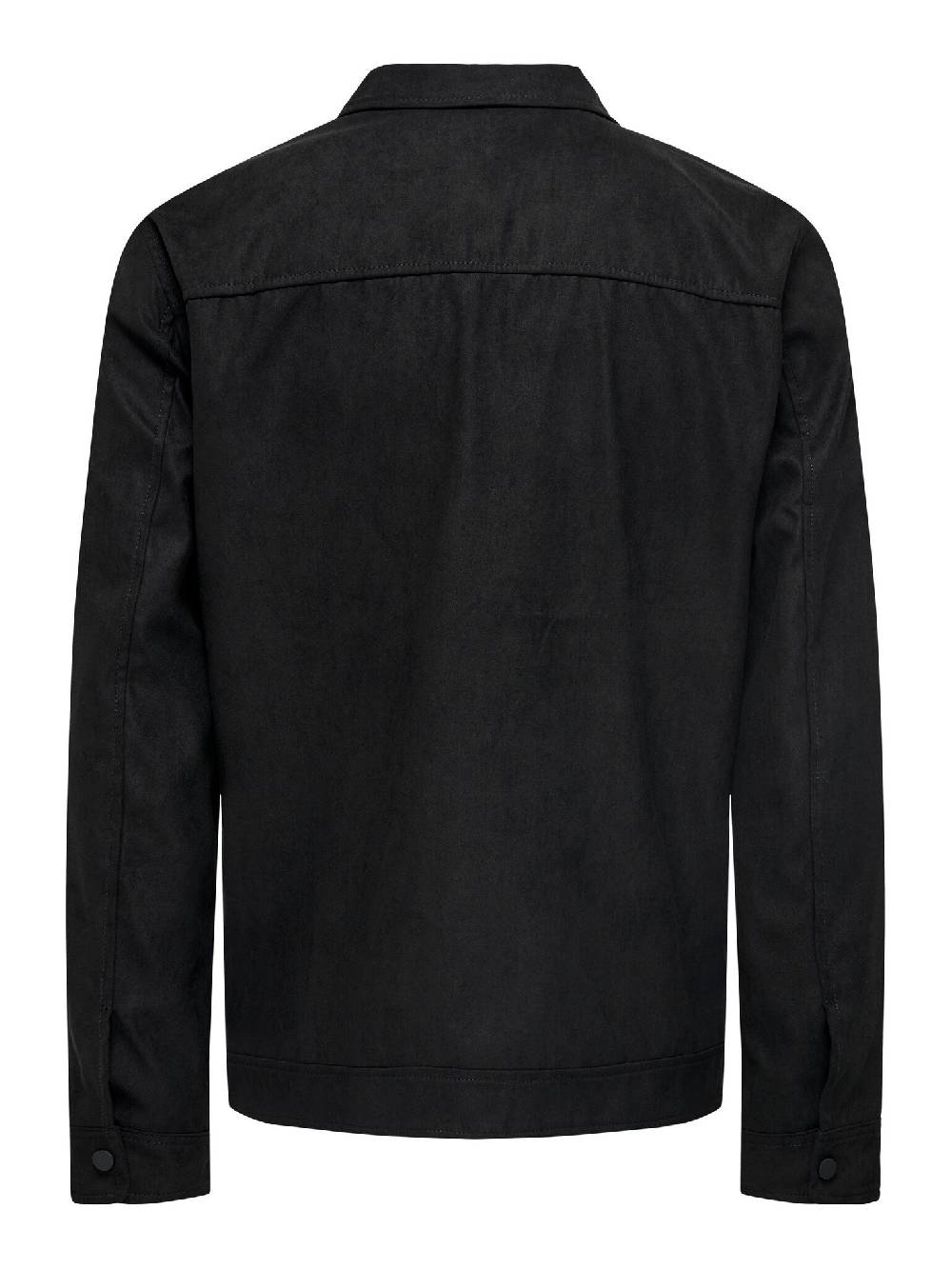 Only & Sons Onswill Fake Suede Jacket OTW (187679 Black) Bis zu 50% Rabatt