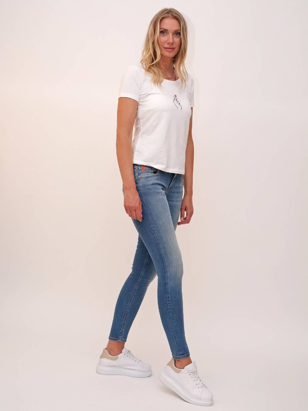 M.O.D Ellen Skinny Fit Kentucky Blue Top Angebot