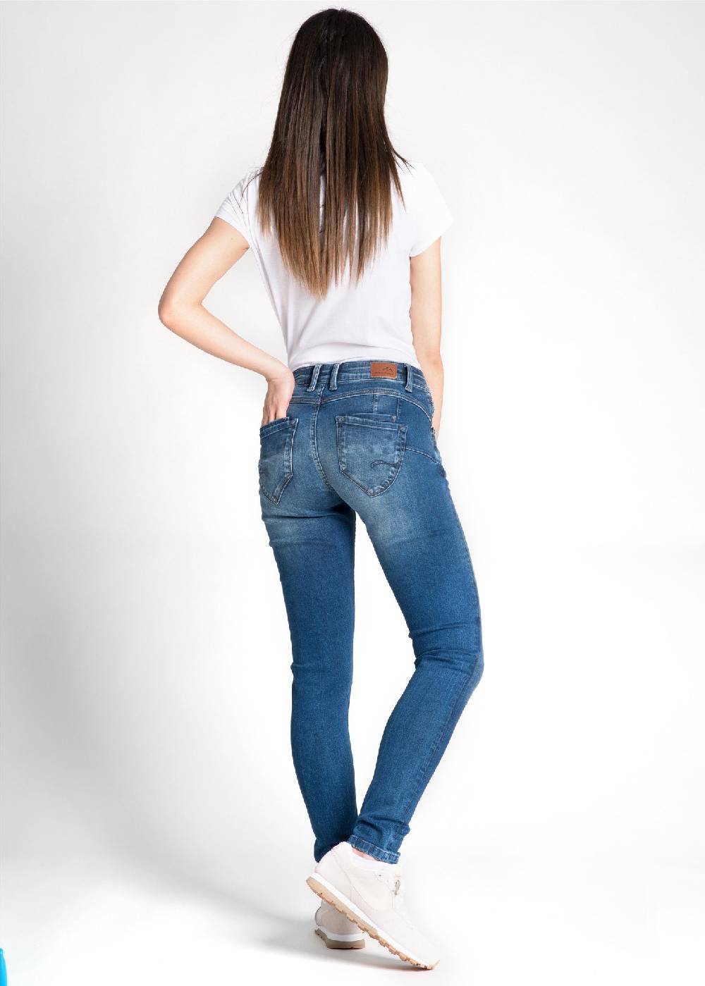 M.O.D Ellen Skinny Pelican Blue Blitzangebot