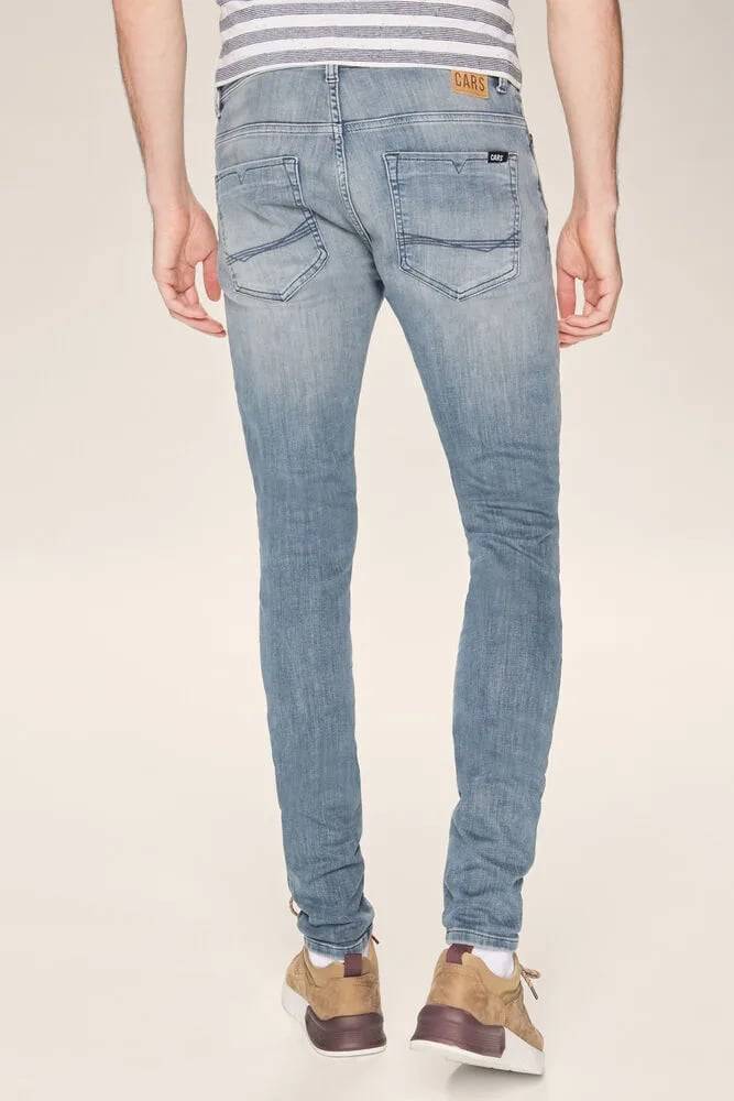 Cars Jeans DUST Super Skinny Magnette Grey Super Sparpreis
