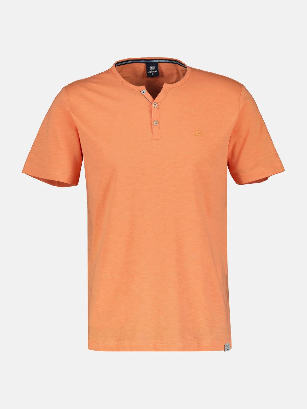 Lerros 2433908 BASIS HENLEY-SHIRT (927 MELLOW PEACH) Bis zu 65% Rabatt