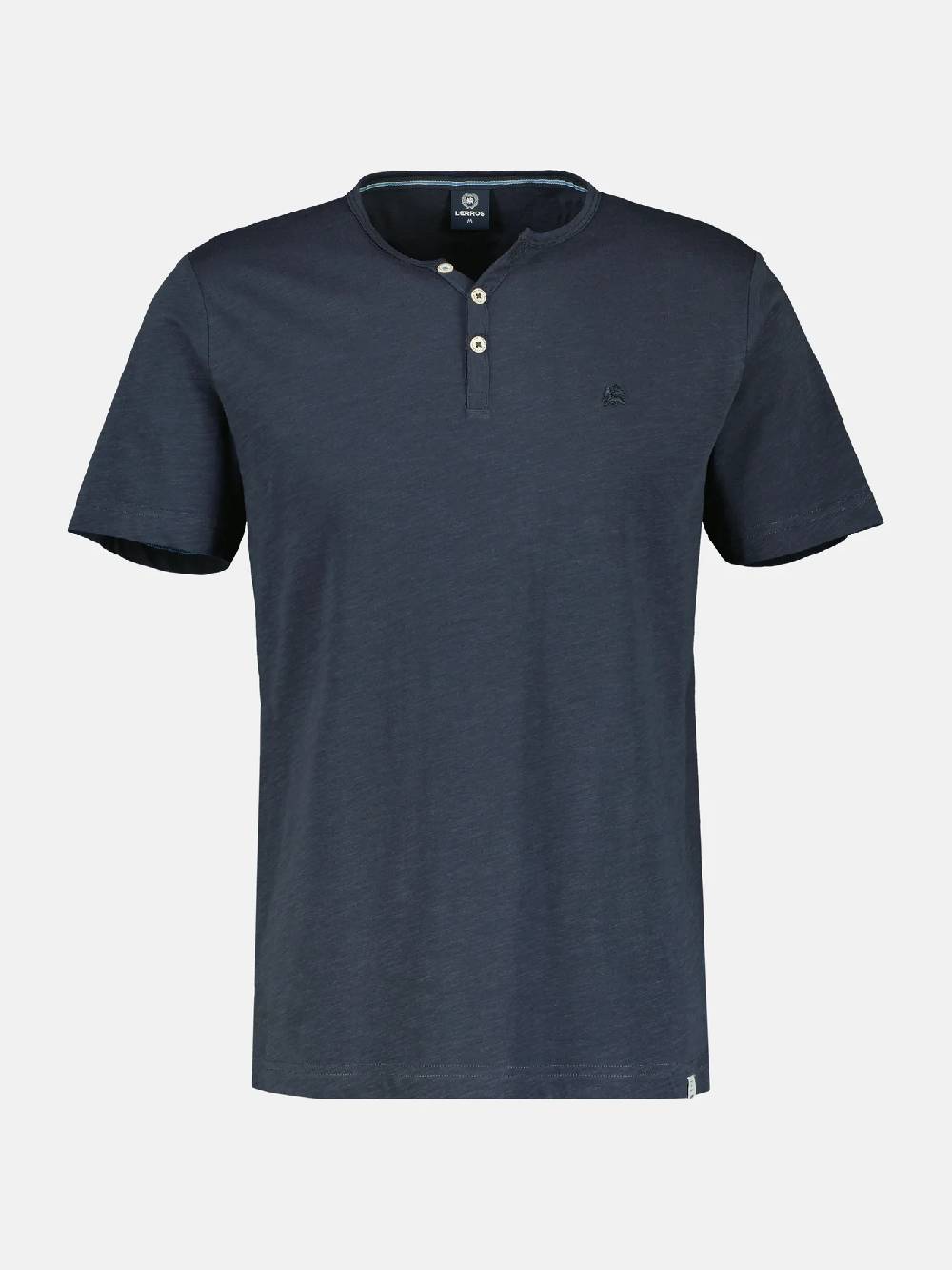 Lerros 2433908 BASIS HENLEY-SHIRT (485 CLASSIC NAVY) Nur für heute