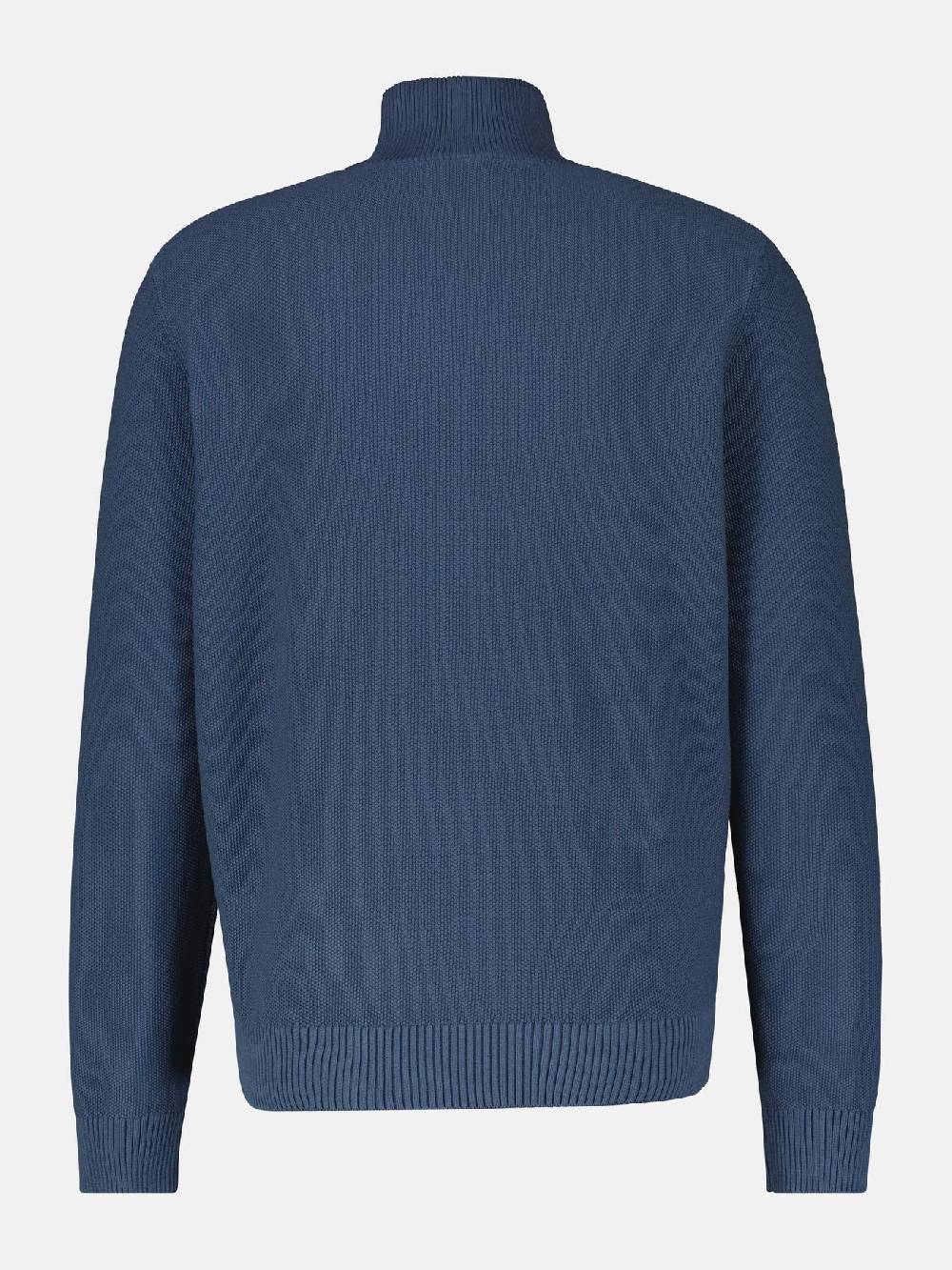 Lerros 23D5503 VEST MET OPSTAANDE KRAAG (448 STORM BLUE) Super Rabatt