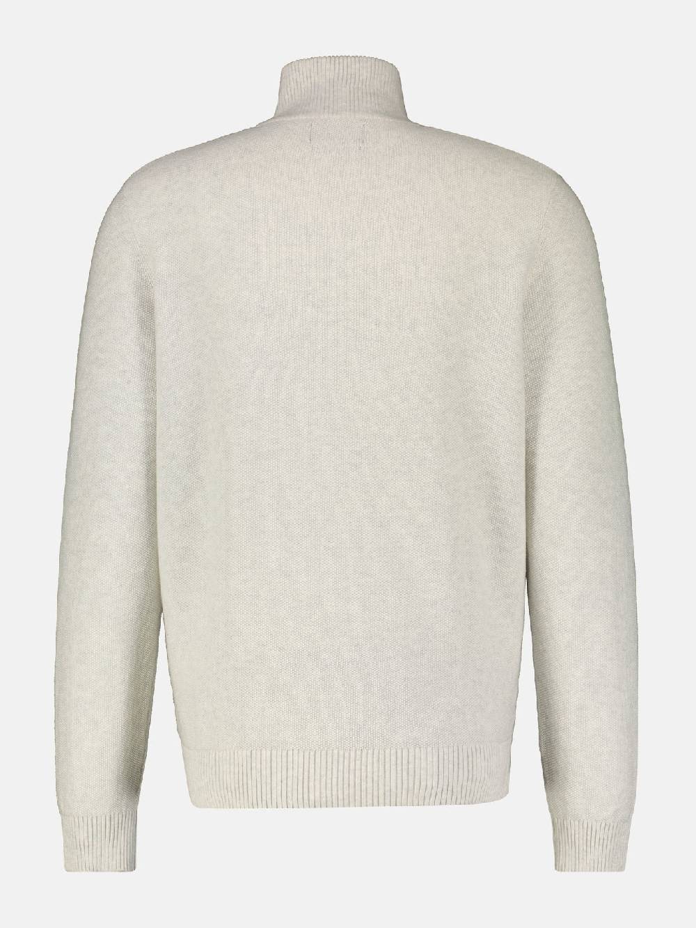 Lerros 23D5503 VEST MET OPSTAANDE KRAAG (127 FOG WHITE MELANGE) Riesige Rabatte