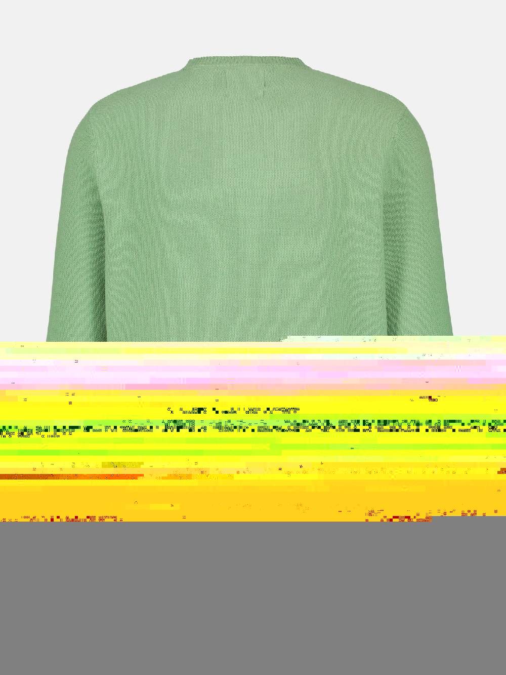 Lerros 23D5001 GEBREIDE TRUI MET RONDE HALS (612 SAGE GREEN) Kostenloser Versand international