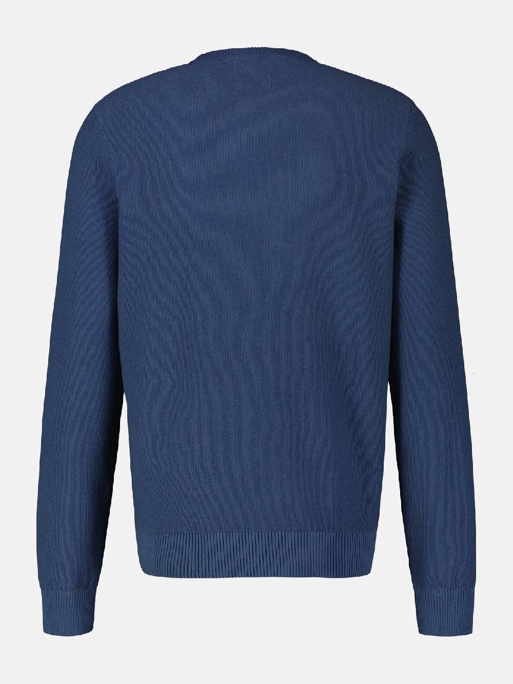 Lerros 23D5001 GEBREIDE TRUI MET RONDE HALS (448 STORM BLUE) Begrenzt auf 3 Tage